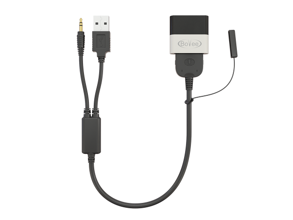 BMW / Mini Cooper Bovee 1000 w/ Y (AUX/USB) Cable included BMW / Mini Cooper Bovee 1000 w/ Y (AUX/USB) Cable included
